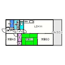 エスポワール参番館  ｜ 大阪府大阪市住吉区苅田５丁目（賃貸マンション3LDK・1階・59.56㎡） その2