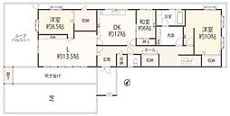 JR横浜線 古淵駅 バス16分 今井谷戸下車 徒歩1分の賃貸マンション 3階3SLDKの間取り
