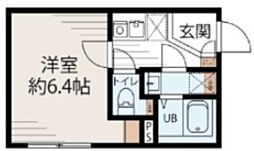 Cielstella 池袋 1Kの間取図画像