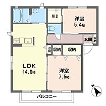 ソレアードヴィラＢ 00201 ｜ 埼玉県久喜市青葉５丁目11-2（賃貸アパート2LDK・2階・61.76㎡） その2