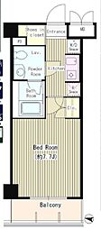リベルタ・ヴィラ 1Kの間取図画像