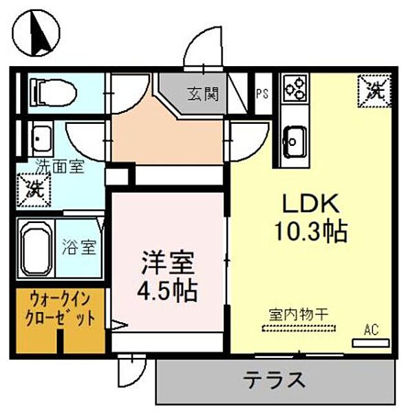 コンフォート瓜破II ｜大阪府大阪市平野区瓜破５丁目(賃貸アパート1LDK・2階・40.04㎡)の写真 その2