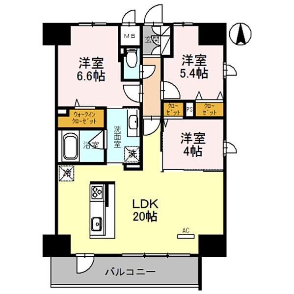 グラン　ラヴィ　レジデンス ｜大阪府堺市堺区北花田口町３丁(賃貸マンション3LDK・11階・76.55㎡)の写真 その2