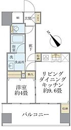 エミリブ東長崎 1LDKの間取図画像