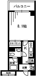 レジディア荻窪 1Kの間取図画像