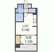 ＭＯＤＥＲＮ　ＰＡＬＡＺＺＯ　博多ｓｕｒII 1002 ｜ 福岡県福岡市博多区美野島１丁目9-14（賃貸マンション1LDK・10階・29.50㎡） その2