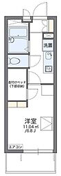 レオパレスアーバン 1Kの間取図画像