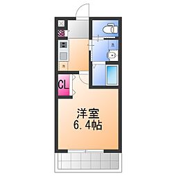 間取図画像 1K