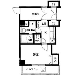 I・G・マンション 1Kの間取図画像