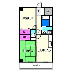 シャレー北花田 3階