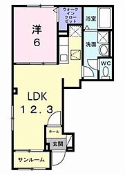 BRISE 1LDKの間取図画像