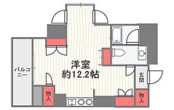 朝日メトロステージ西巣鴨 9階ワンルームの間取り