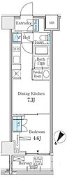 NL新中野レジデンス 1DKの間取図画像