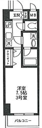ロイヤルガーデン 1Kの間取図画像