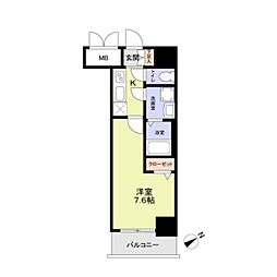 FORTRESS新栄 1Kの間取図画像