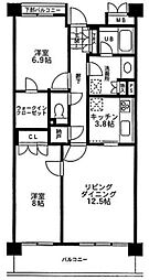 Chatelet美しが丘 2LDKの間取図画像