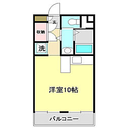 ACTY.N ワンルームの間取図画像