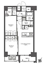 COMFORIA滝野川 2LDKの間取図画像