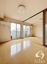 近鉄奈良線 若江岩田駅 徒歩9分の賃貸アパート 1階2LDKのリビング/ダイニング