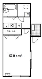 ブライト・メゾン桜台 1Kの間取図画像