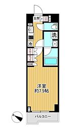 ルーブル川崎上平間弐番館 1Kの間取図画像