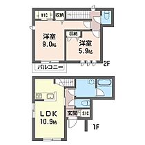 メゾンさつき 00101 ｜ 東京都新宿区大久保２丁目17-10（賃貸アパート2LDK・1階・67.20㎡） その2