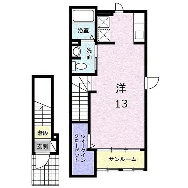 メゾン　ド　フルールII 204｜香川県高松市福岡町３丁目(賃貸アパート1R・2階・37.62㎡)の写真 その2