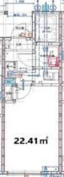 Ristia海老名 1Kの間取図画像