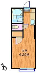 ミーテ・セレーノ矢野口 1Kの間取図画像