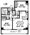 レジディア四谷三丁目10階34.5万円