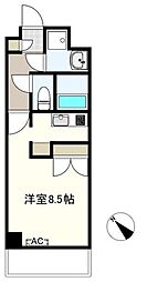ヴィレッジハウス幕張本郷 1Kの間取図画像