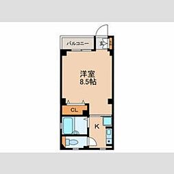 Ｍコーポ 1階1Kの間取り