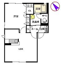 カトルドミール A0101 ｜ 熊本県八代市古閑上町257-1（賃貸アパート1LDK・1階・42.72㎡） その2