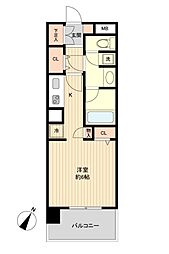グラディート町田 ワンルームの間取図画像