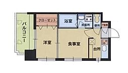 エステート・モア平尾倶楽部 2Kの間取図画像