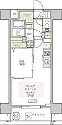アーバネックス東梅田 1LDKの間取図画像