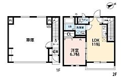 ａｍａｐｏｌａ II 1階1LDKの間取り