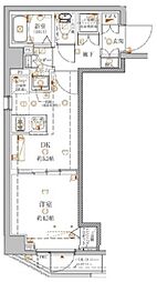 クレイシア本所吾妻橋 7階1DKの間取り