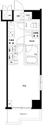 ルーブル川崎神明町 1Kの間取図画像