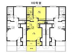 コンフォルト鹿濱 1LDKの間取り