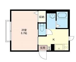 タウンハイツ 00101 ｜ 東京都江戸川区北小岩２丁目1-8（賃貸アパート1K・1階・24.00㎡） その2