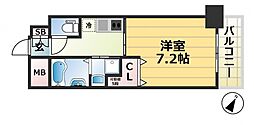 JR東海道・山陽本線 神戸駅 徒歩12分の賃貸マンション 3階1Kの間取り