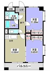 物件の間取り