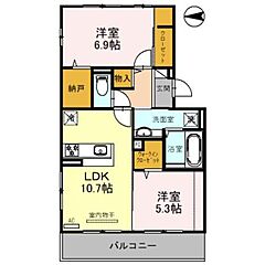 物件の間取り
