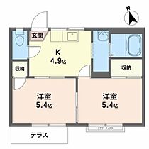 ドエル南青山 101 ｜ 岩手県盛岡市南青山町13-23（賃貸アパート2K・1階・35.00㎡） その2