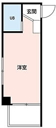 ヴェール東府中 ワンルームの間取図画像