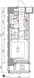 川口市西青木3丁目マンション 1Kの間取図画像