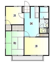 ハイツアイヴィ 3DKの間取図画像