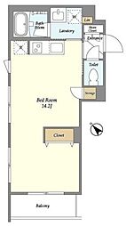 ASTILE西新宿2 ワンルームの間取図画像