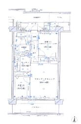 ラ・ヴィータシティ 2LDKの間取図画像